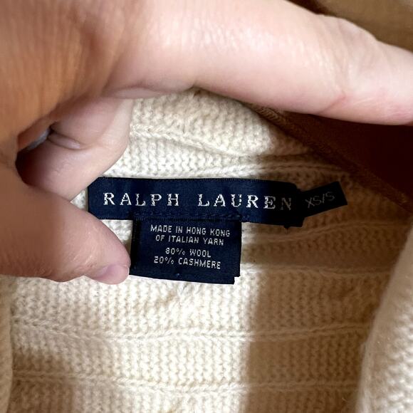 Ralph Lauren Cream Cardigan - Picture 4 of 5